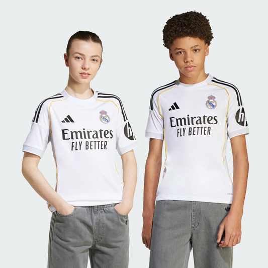 CAMISETA LOCAL REAL MADRID 25/26 NIÑOS