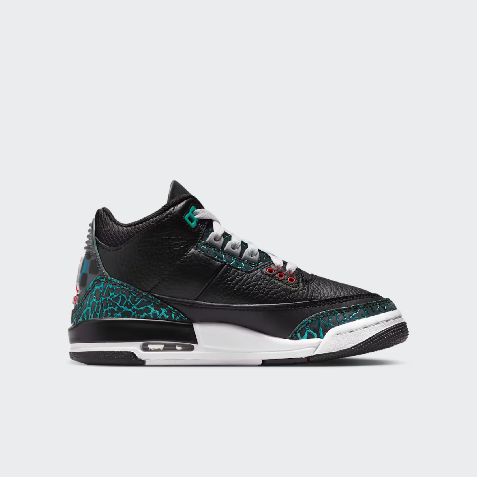 Air Jordan 3 Black and Hyper Jade