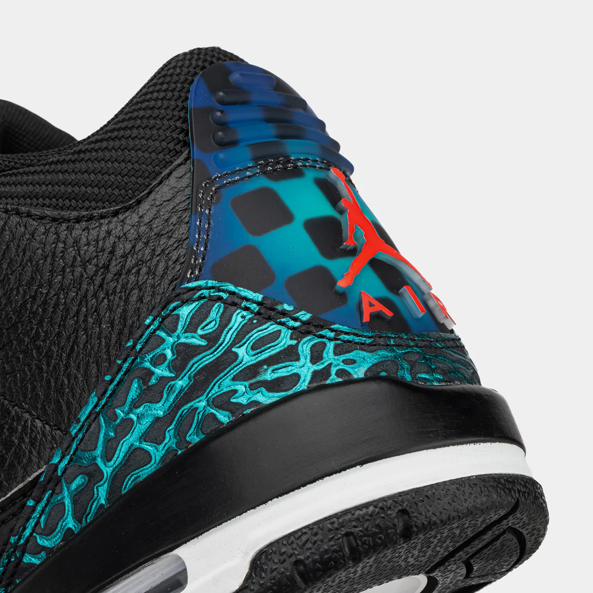 Air Jordan 3 Black and Hyper Jade