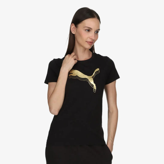 ESS METALLIC PUMA LOGO TEE W