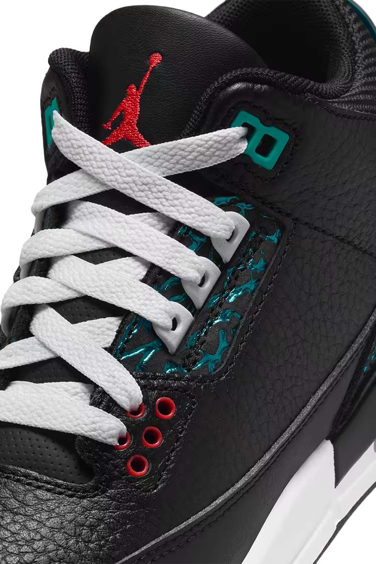Air Jordan 3 Black and Hyper Jade