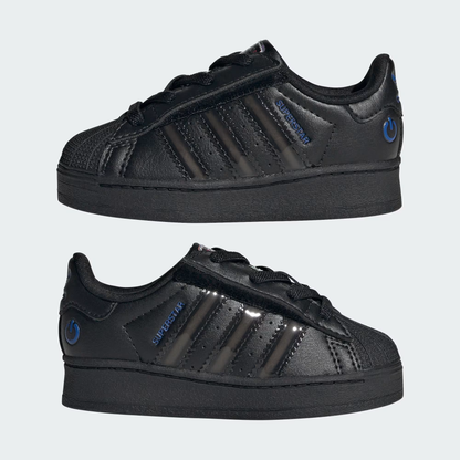 LUCES LED DE SUPERSTAR, CIERRE DE COMODIDAD, ZAPATOS DE ENCAJE ELÁSTICO PARA NIÑOS