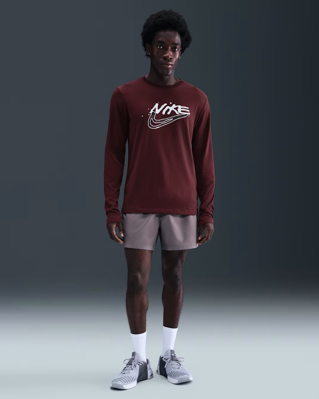 Nike Sueter de manga larga Dri-FIT para hombre