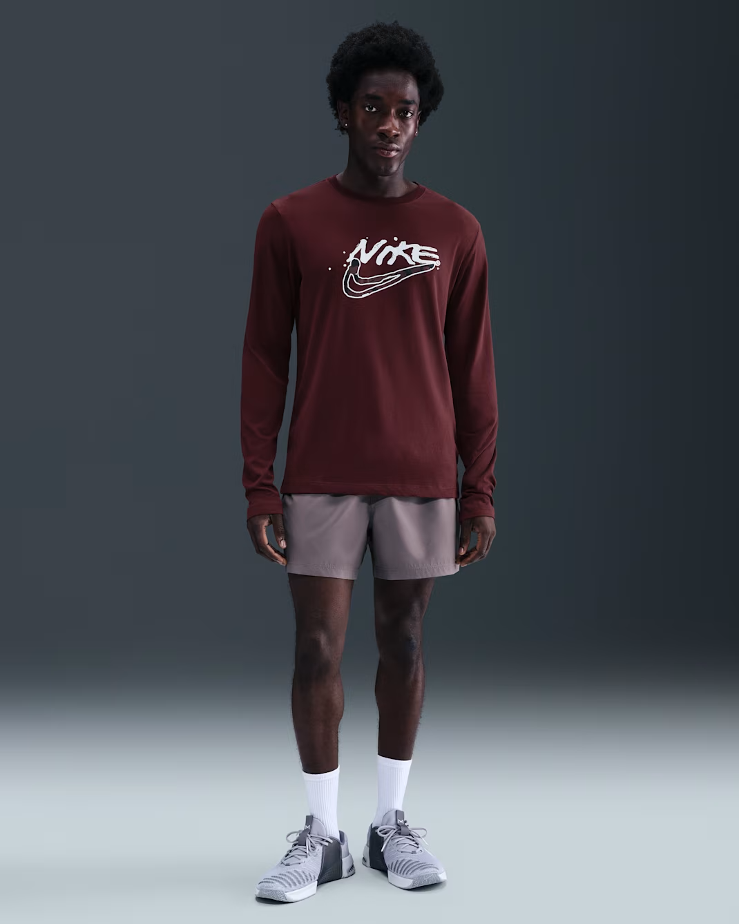 Nike Sueter de manga larga Dri-FIT para hombre