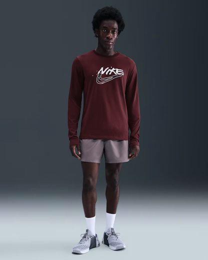 Nike Sueter de manga larga Dri-FIT para hombre