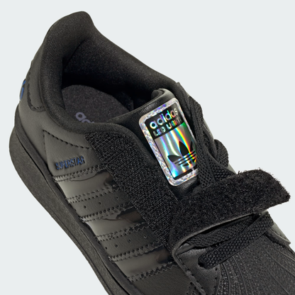 LUCES LED DE SUPERSTAR, CIERRE DE COMODIDAD, ZAPATOS DE ENCAJE ELÁSTICO PARA NIÑOS