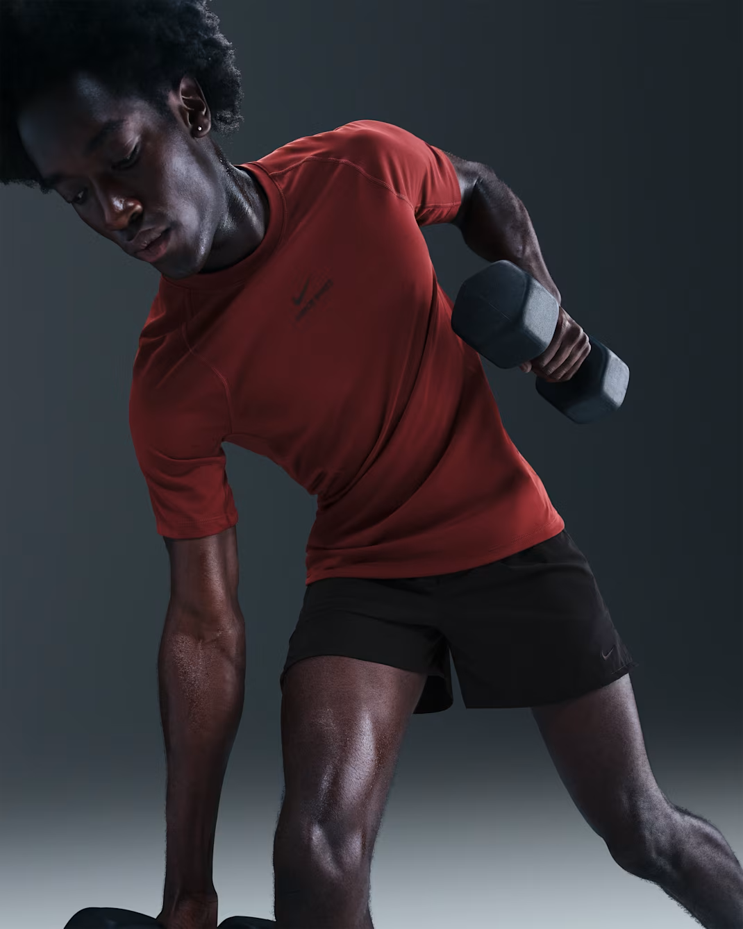 Nike Pro Training Sueter de manga corta Dri-FIT para hombre