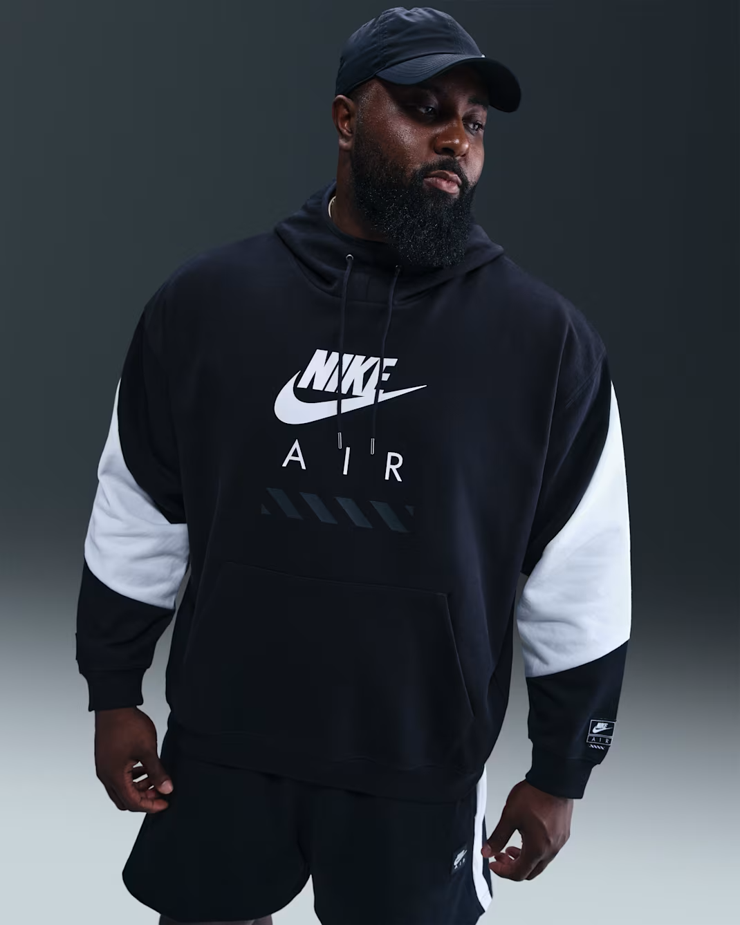 Nike Air Sudadera con gorro sin cierre de tejido Fleece para hombre