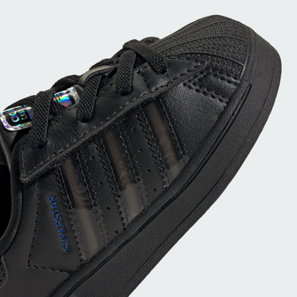 LUCES LED DE SUPERSTAR, CIERRE DE COMODIDAD, ZAPATOS DE ENCAJE ELÁSTICO PARA NIÑOS