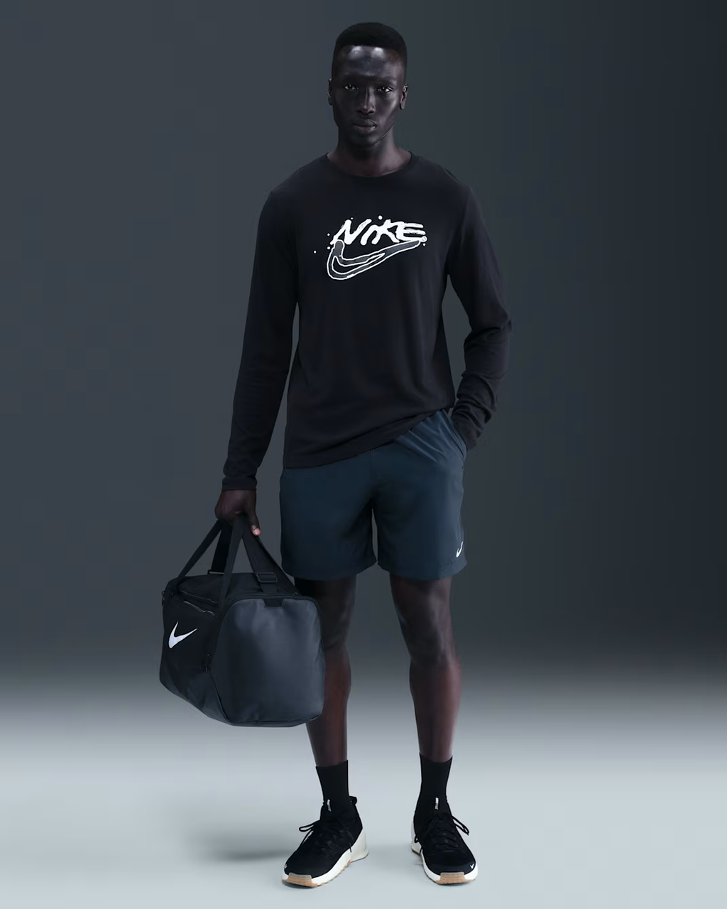 Nike Sueter de manga larga Dri-FIT para hombre